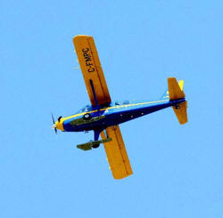 Police aircraft catches speeding motorists.