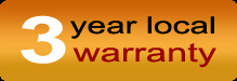 This product comes with a 3 year Australian warranty.